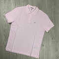 CP Company Piquet Polo Shirt - Pink