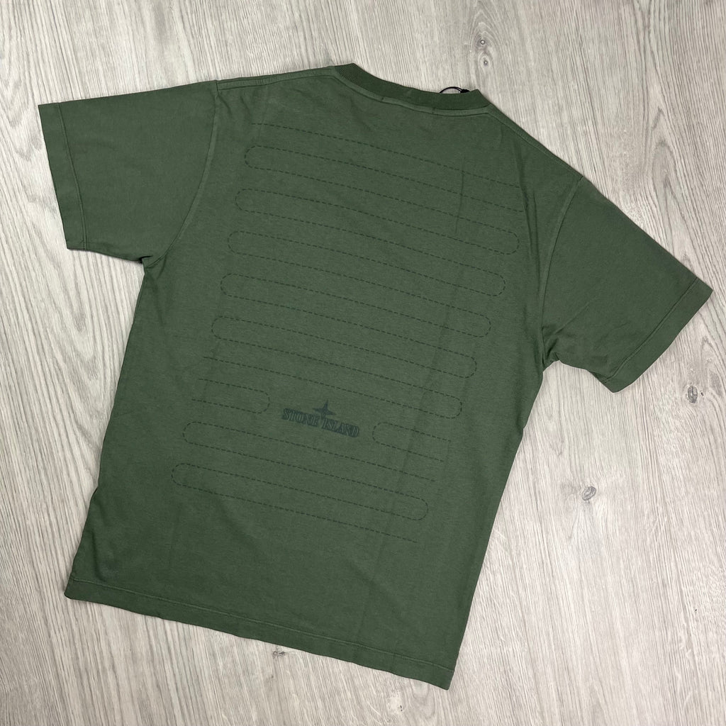 Stone Island Printed T-Shirt - Musk