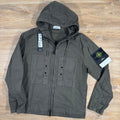 Stone Island Supima Cotton Twill Stretch-TC Jacket in Military Green