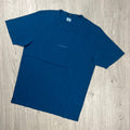 CP Company Printed T-Shirt  - Ink Blue