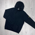 Stone Island Dyed Hoodie - Black