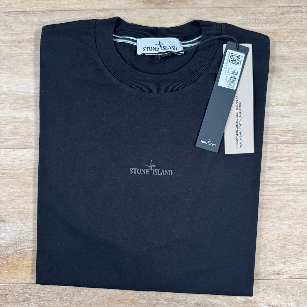 Stone Island Industrial Print T-Shirt in Black