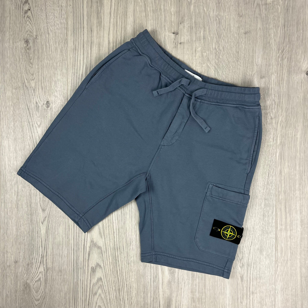 Stone Island Jersey Shorts - Avio Blue