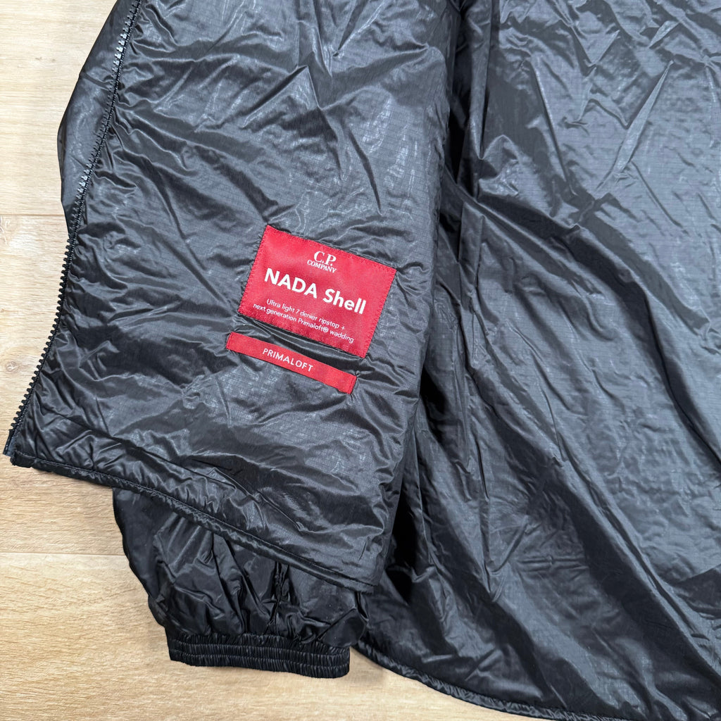 CP Company Nada Shell Lens Padded Jacket in Black