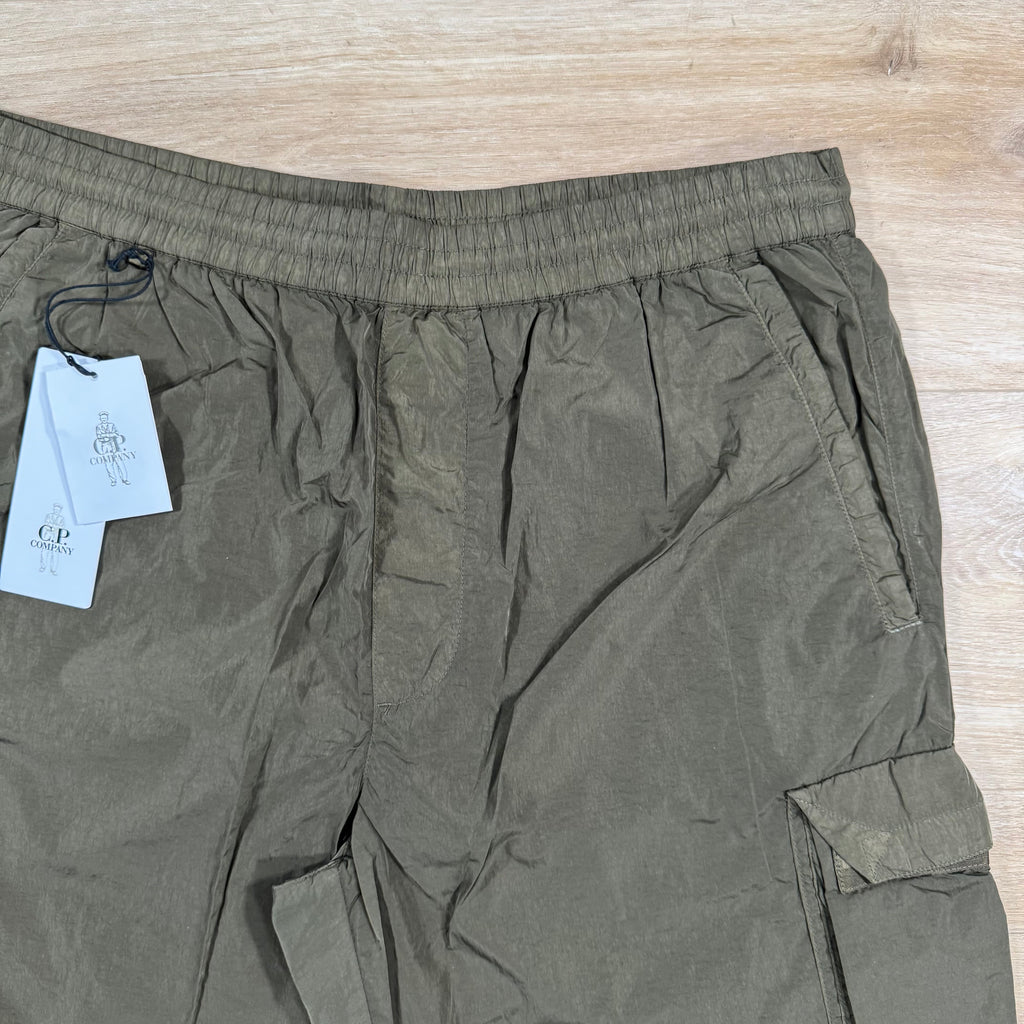 CP Company Chrome-R Cargo Shorts in Ivy Green