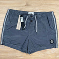 Stone Island Nylon Metal Button Swim Shorts in Avio Blue