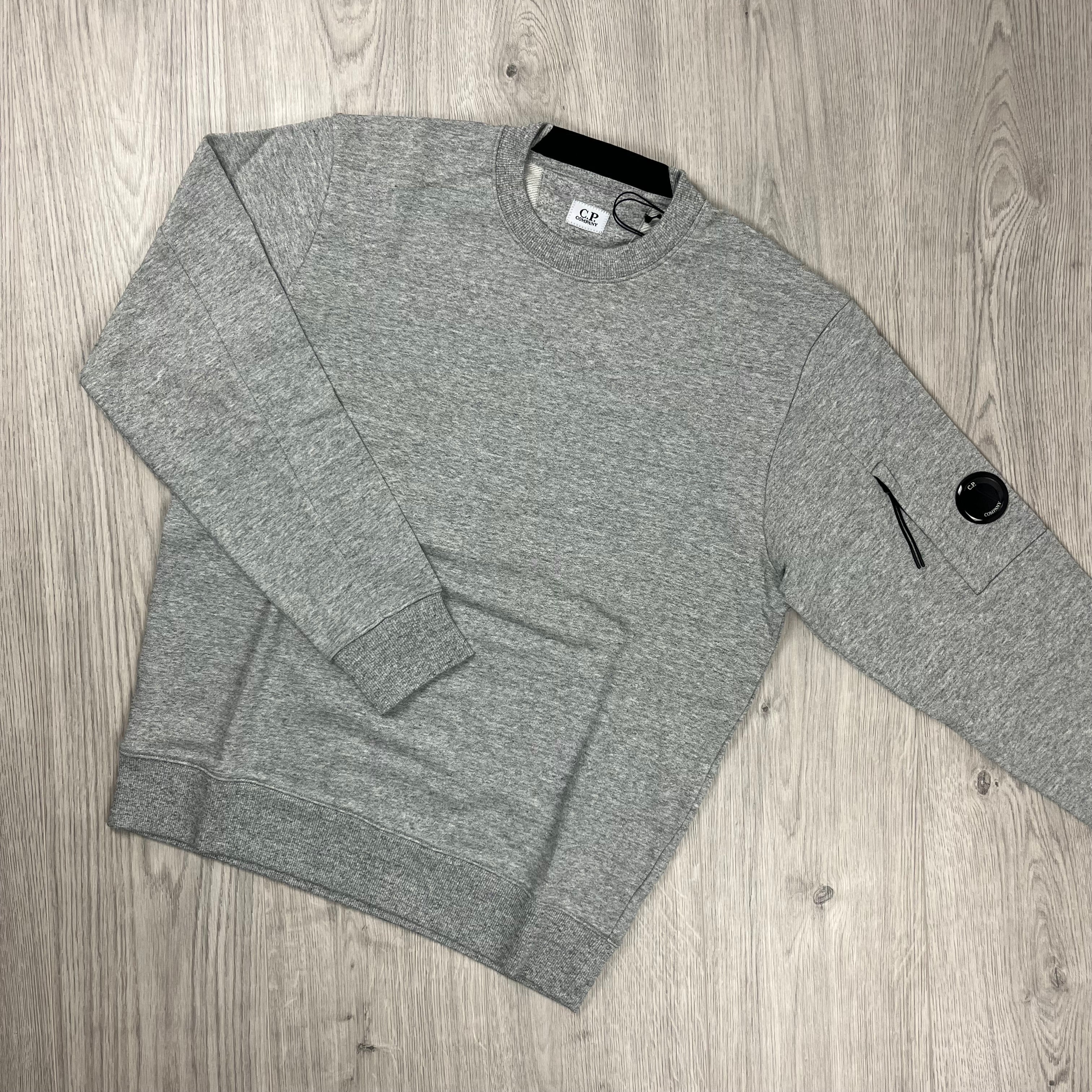 CP Company Raised Fleece Tracksuit - Grey