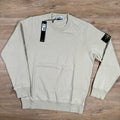 Stone Island Garment Dyed Crewneck Sweatshirt in Plaster
