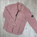 CP Company Zip Overshirt - Mauve