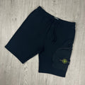 Stone Island Jersey Shorts - Black