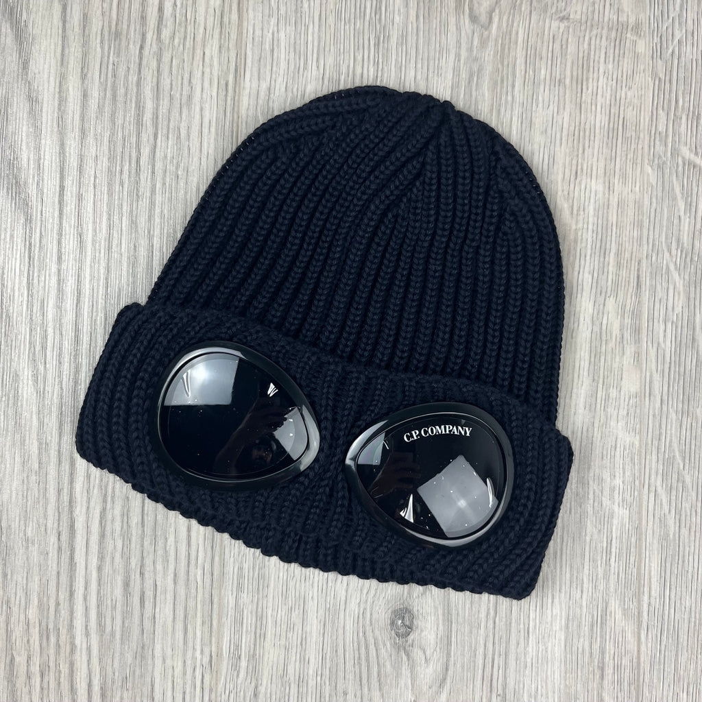 CP Company Goggle Beanie - Navy
