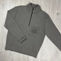 CP Company Patch Knit Fleece - Gunmetal