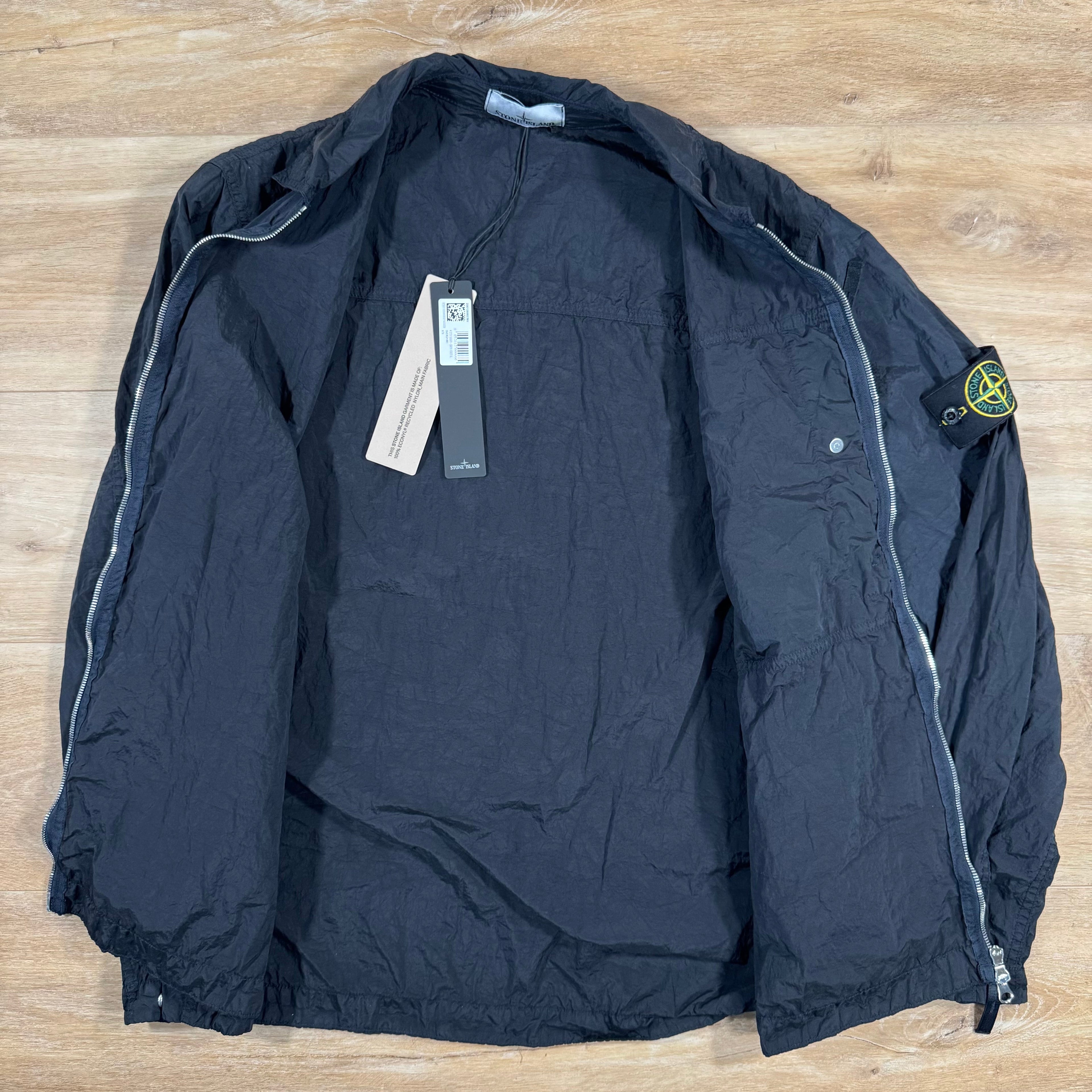 Stone Island Nylon Metal Overshirt in Navy