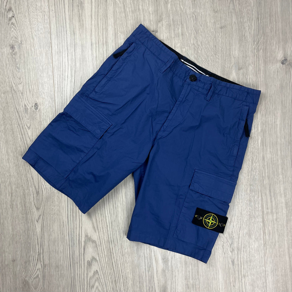 Stone Island Cargo Shorts - Blue