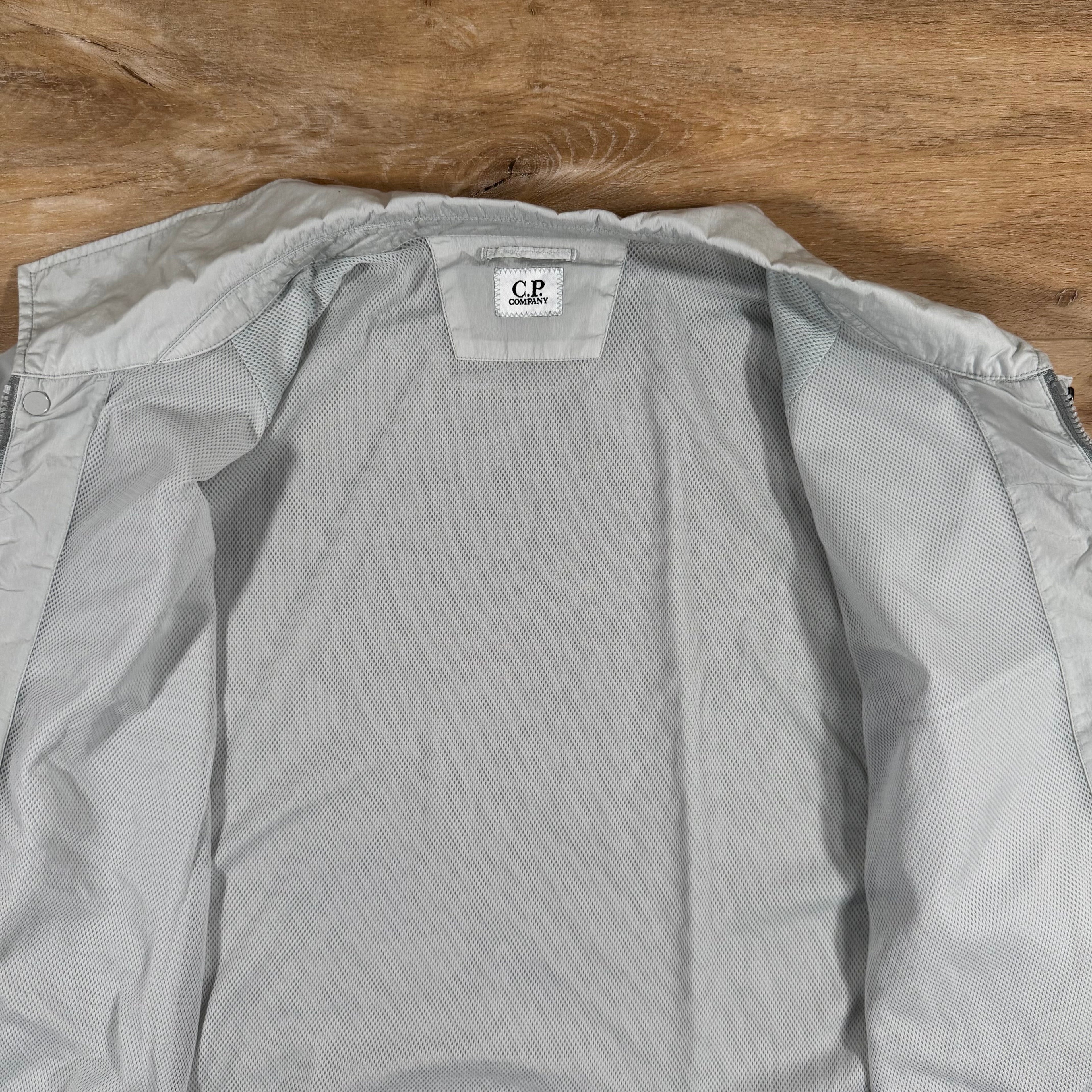 CP Company Chrome-R Lens Overshirt in Blue Fox - Grey