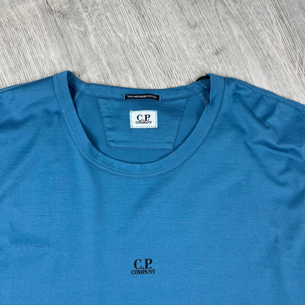 CP Company Patch T-Shirt - Aegean Blue