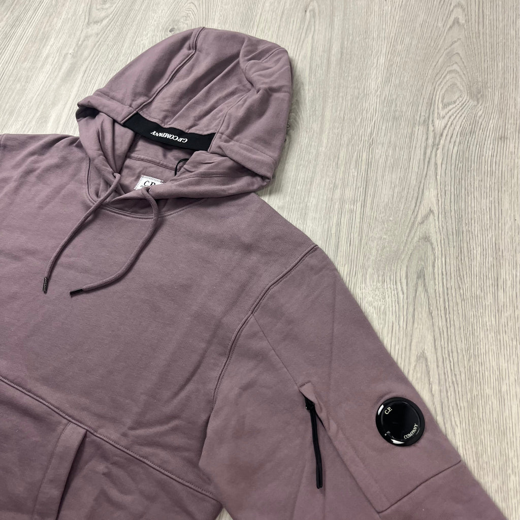 CP Company Raised Fleece Hoodie - Dove