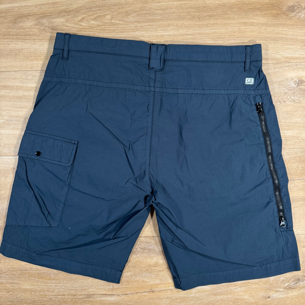 CP Company 50 Fili Stretch Cargo Shorts in India Ink