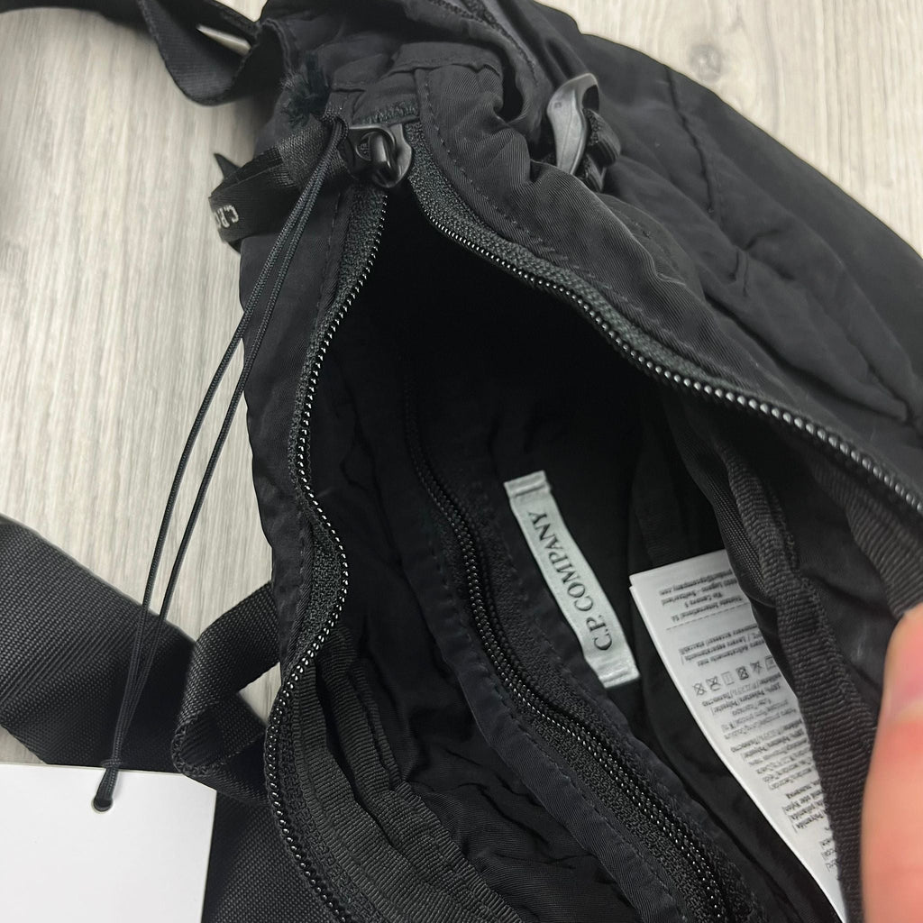 CP Company Zip Chrome Bag - Black