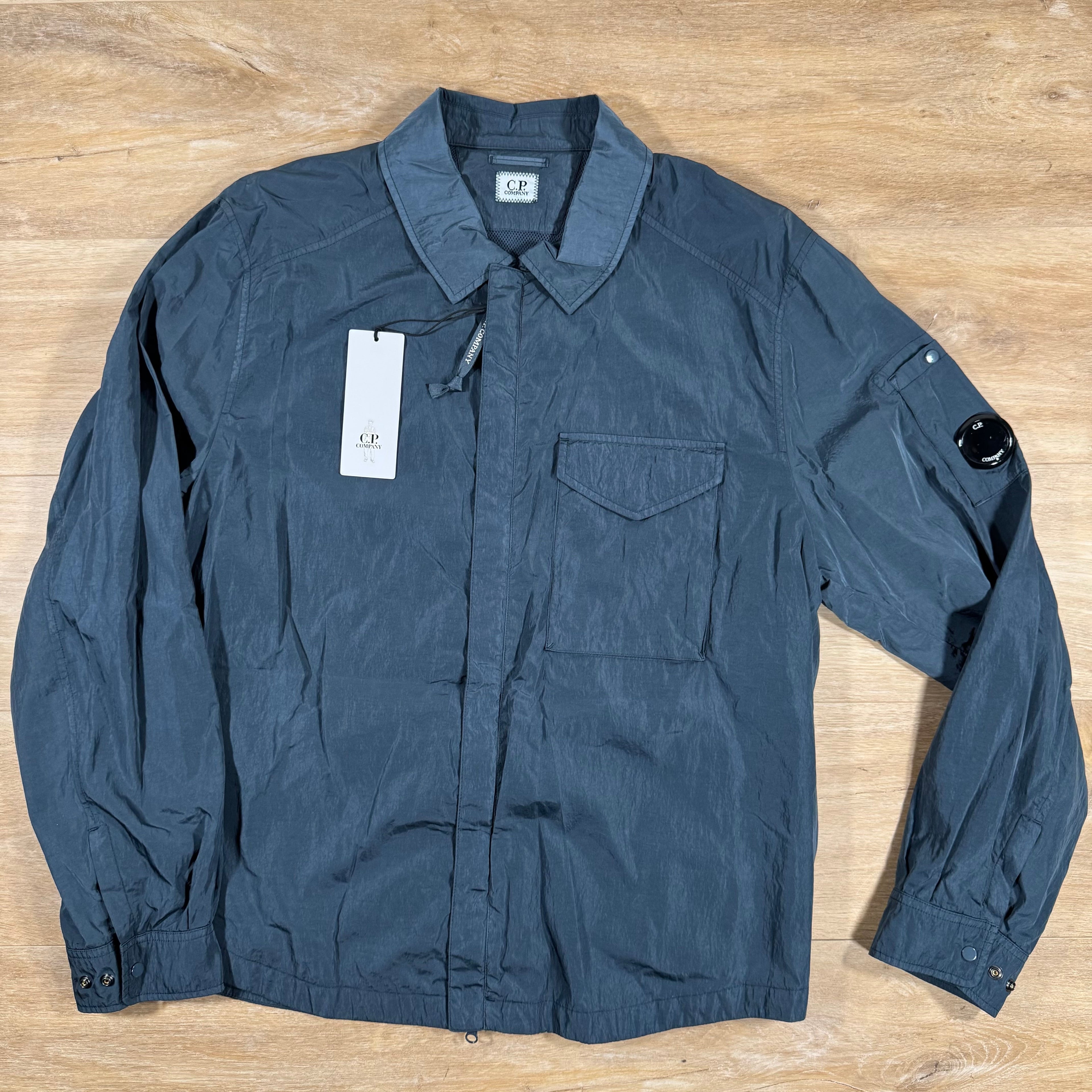 CP Company Chrome-R Lens Overshirt in India Ink