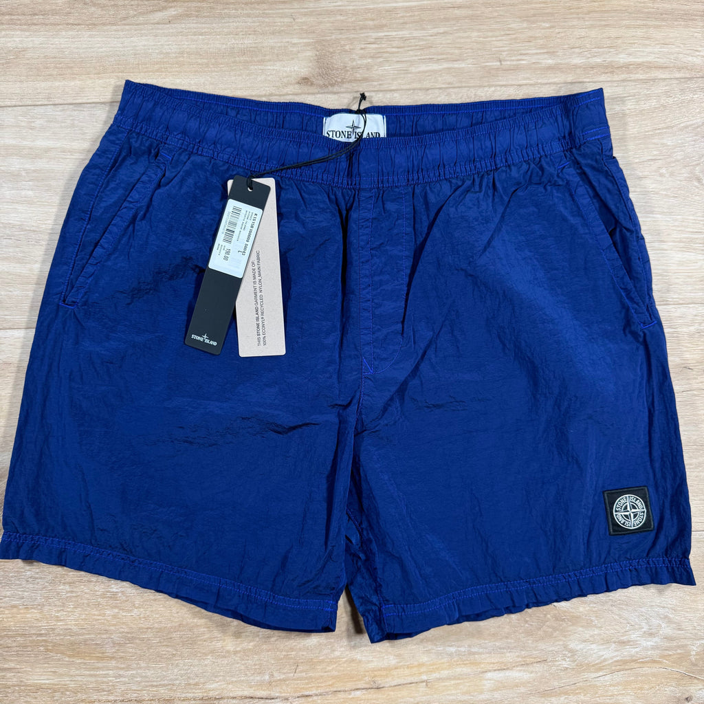 Stone Island Nylon Metal Swim Shorts in Bright Blue