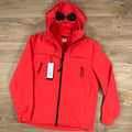 CP Company Shell-R Goggle Jacket in Poinciana Orange