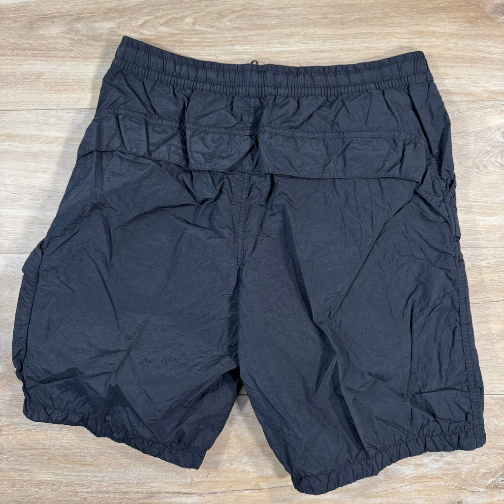 Stone Island Nylon Metal Bermuda Shorts in Black