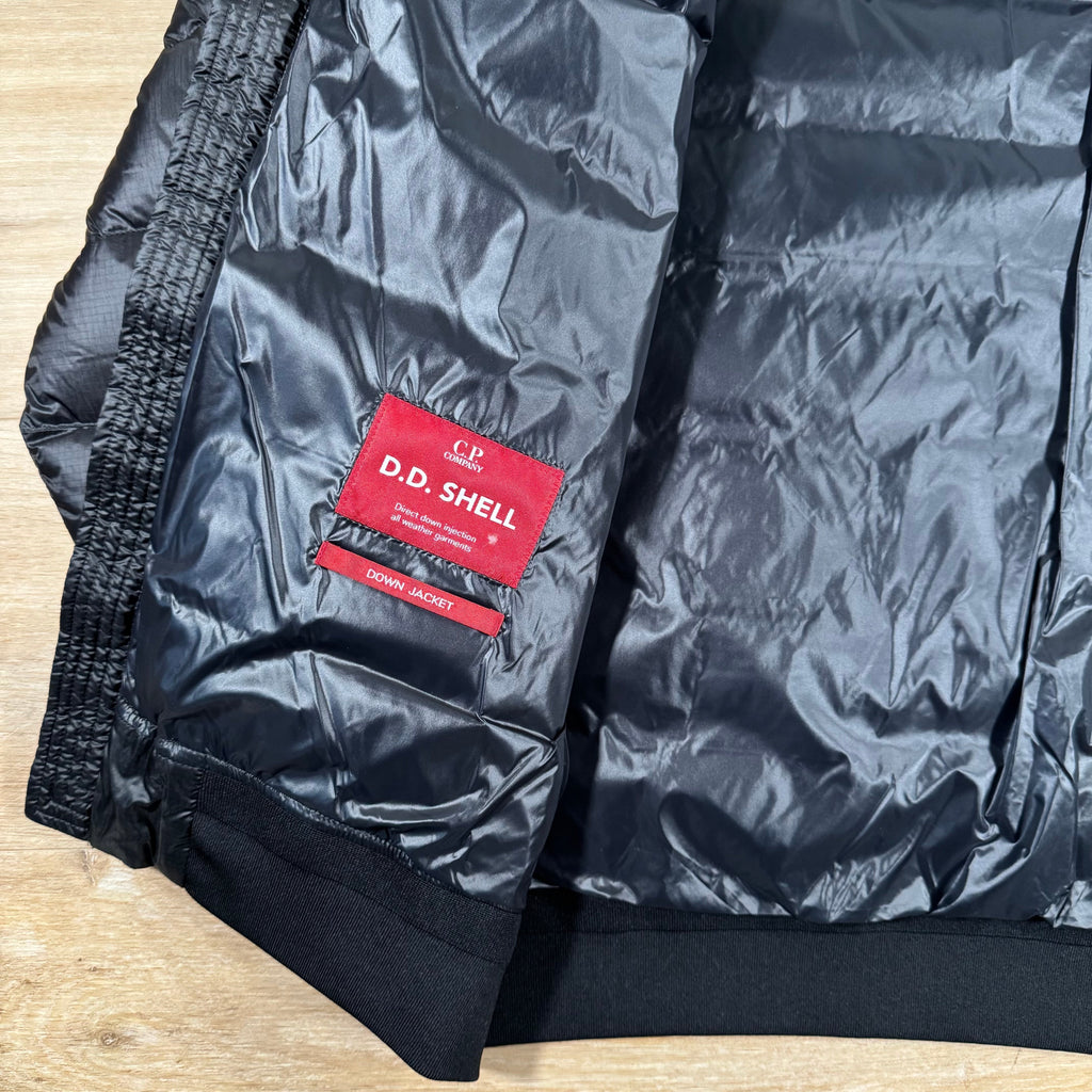 CP Company DD Shell Lens Down Jacket in Black