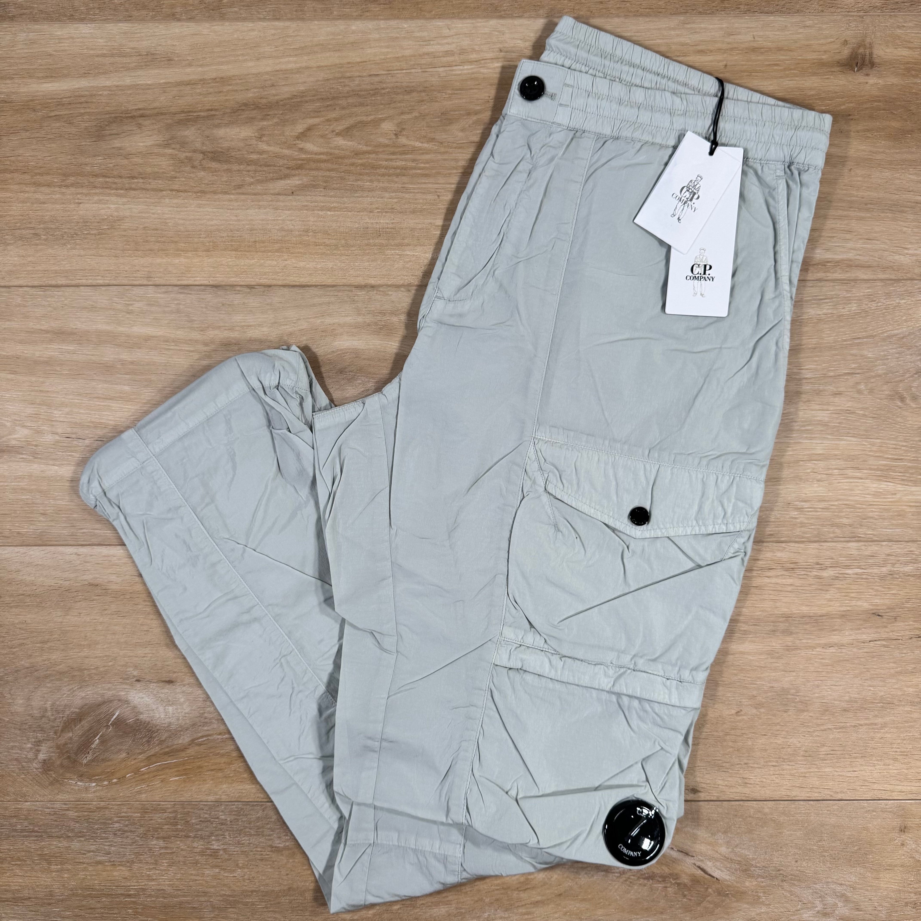 CP Company Chrome-R Cargo Lens Pants in Blue Fox - Grey