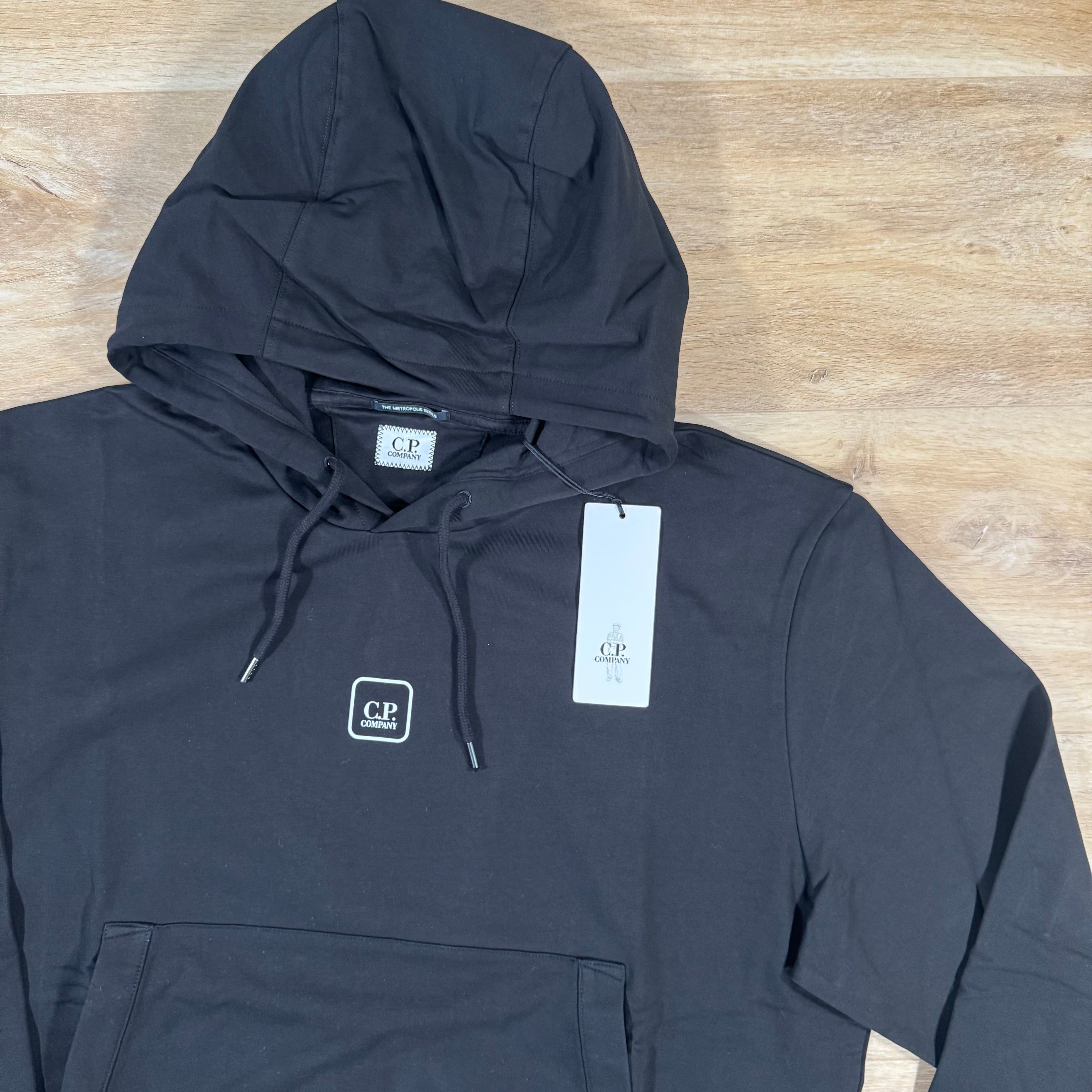CP Company Metropolis Graphic Hoodie in Black
