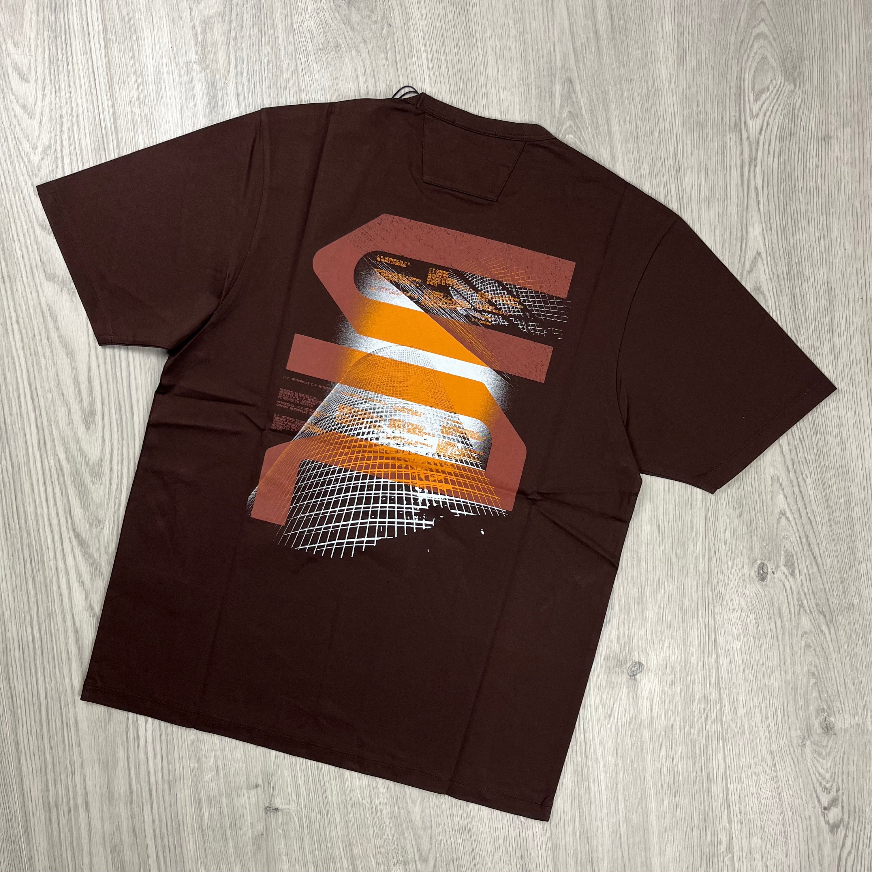 CP Company Metropolis T-Shirt - Rum Raisin