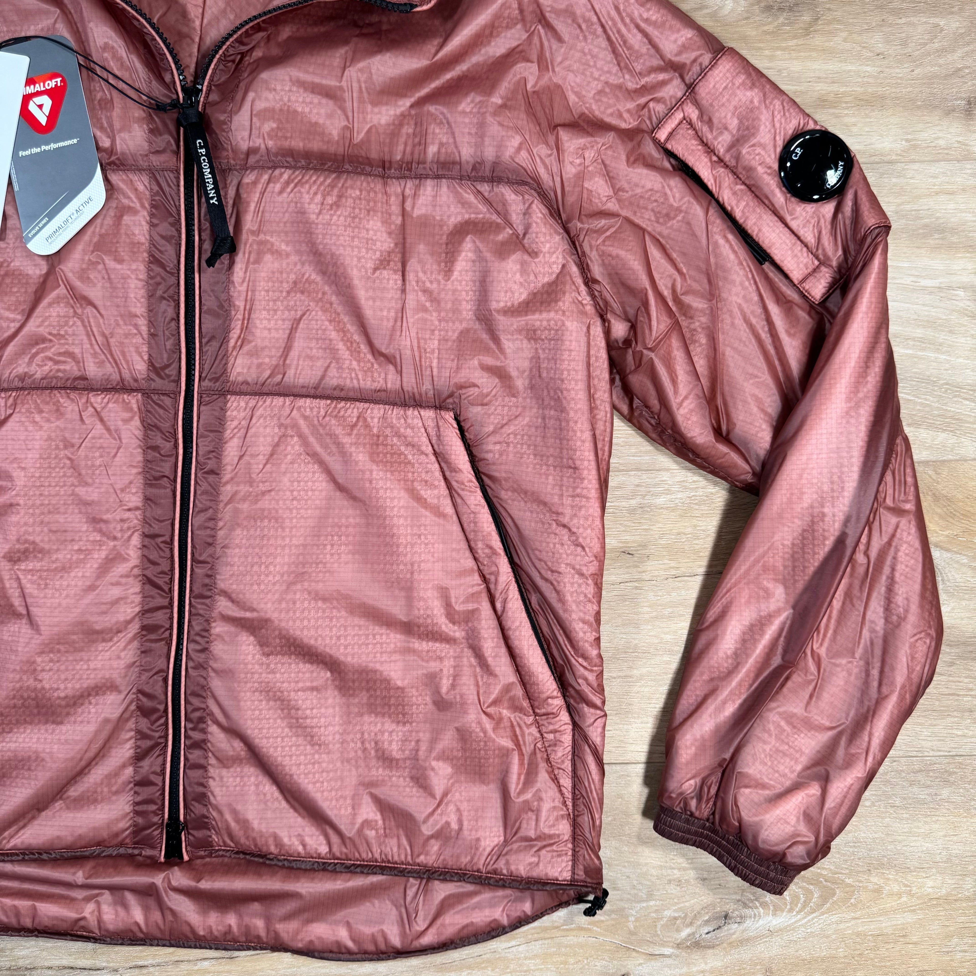 CP Company Nada Shell Primaloft Lens Jacket in Canyon Clay - Pink