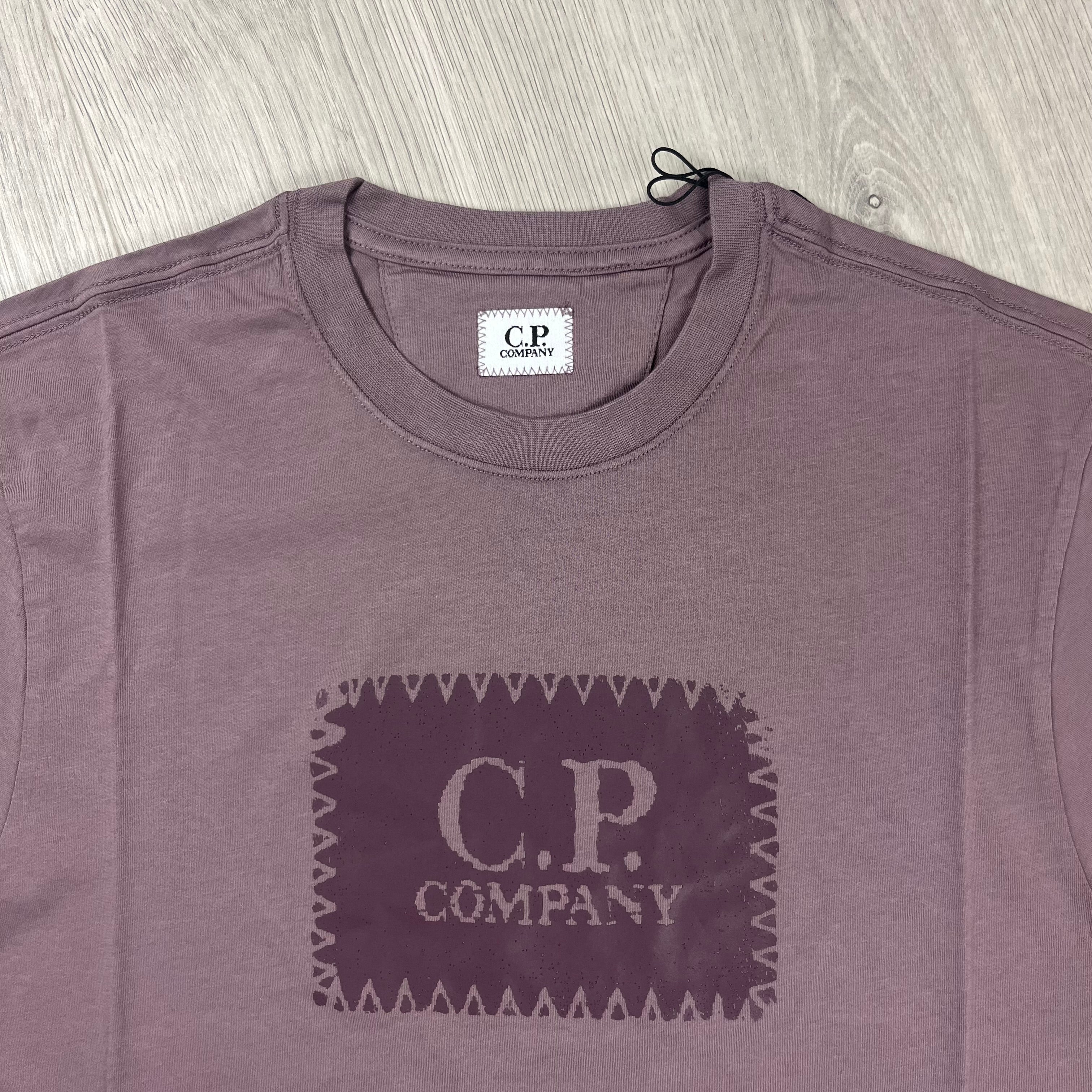CP Company Stamp T-Shirt - Dove