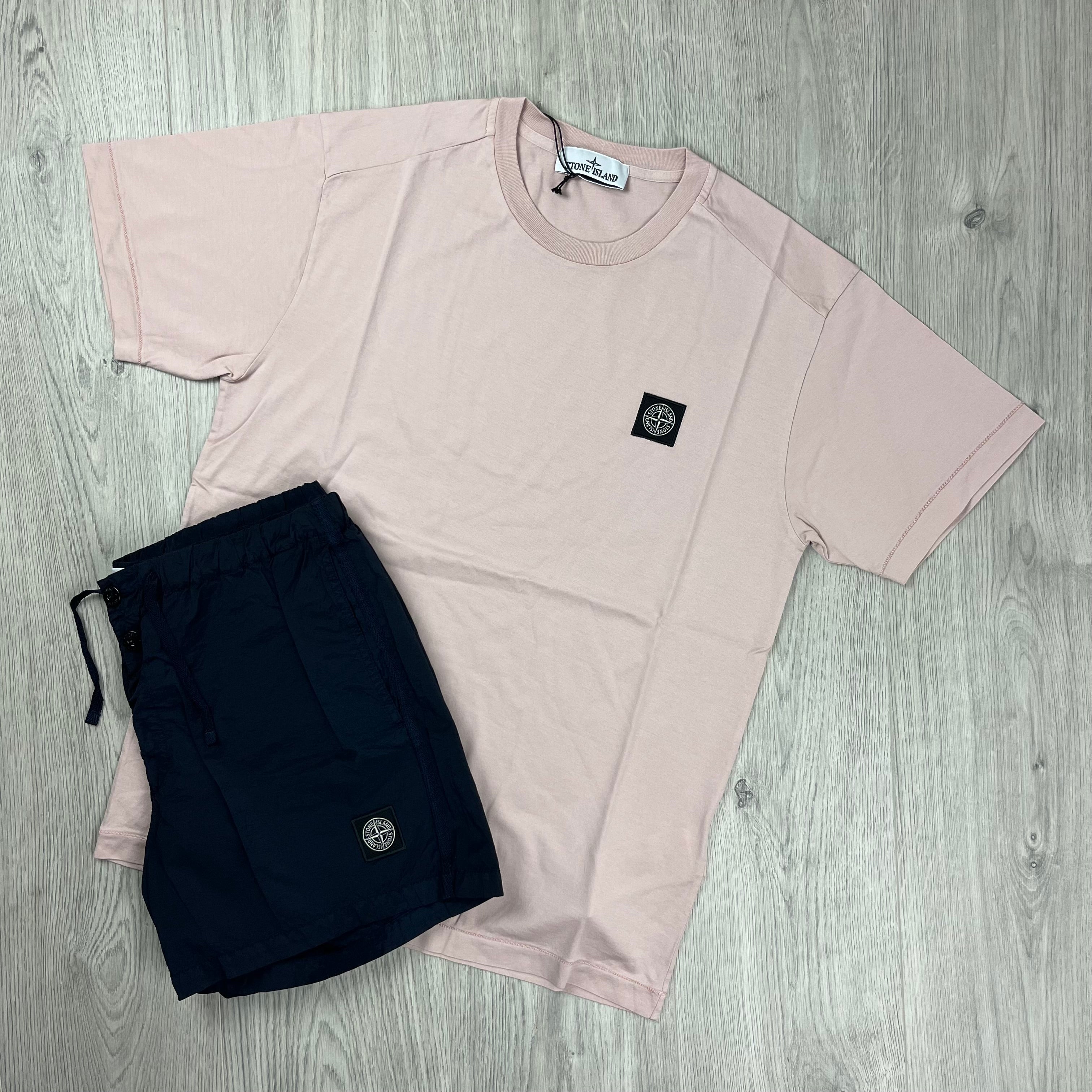 Stone Island Holiday Set - Rose/Navy