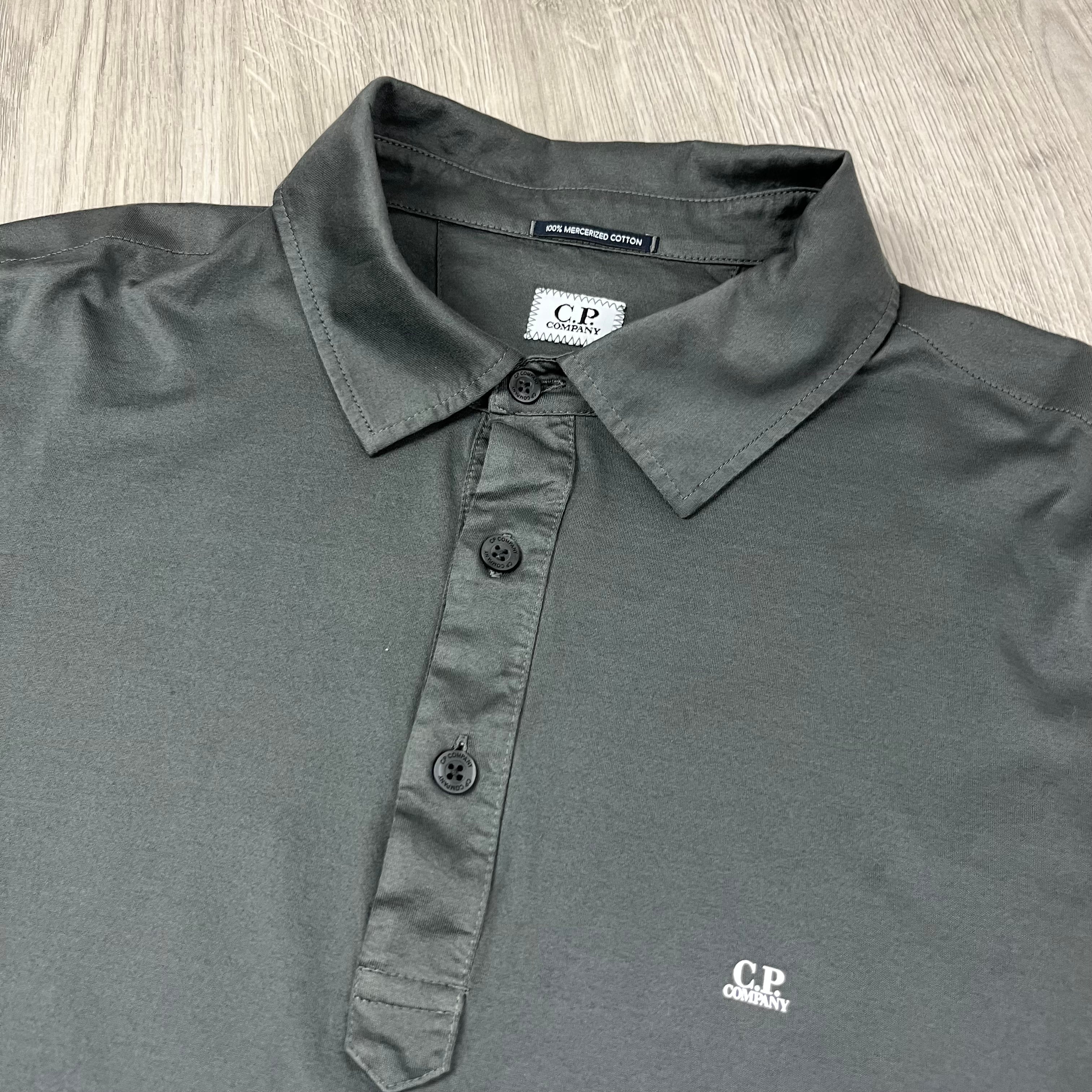 CP Company Polo Shirt - Dark Shadow