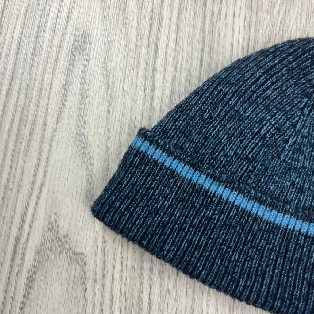 CP Company Patch Beanie - Aegean Blue