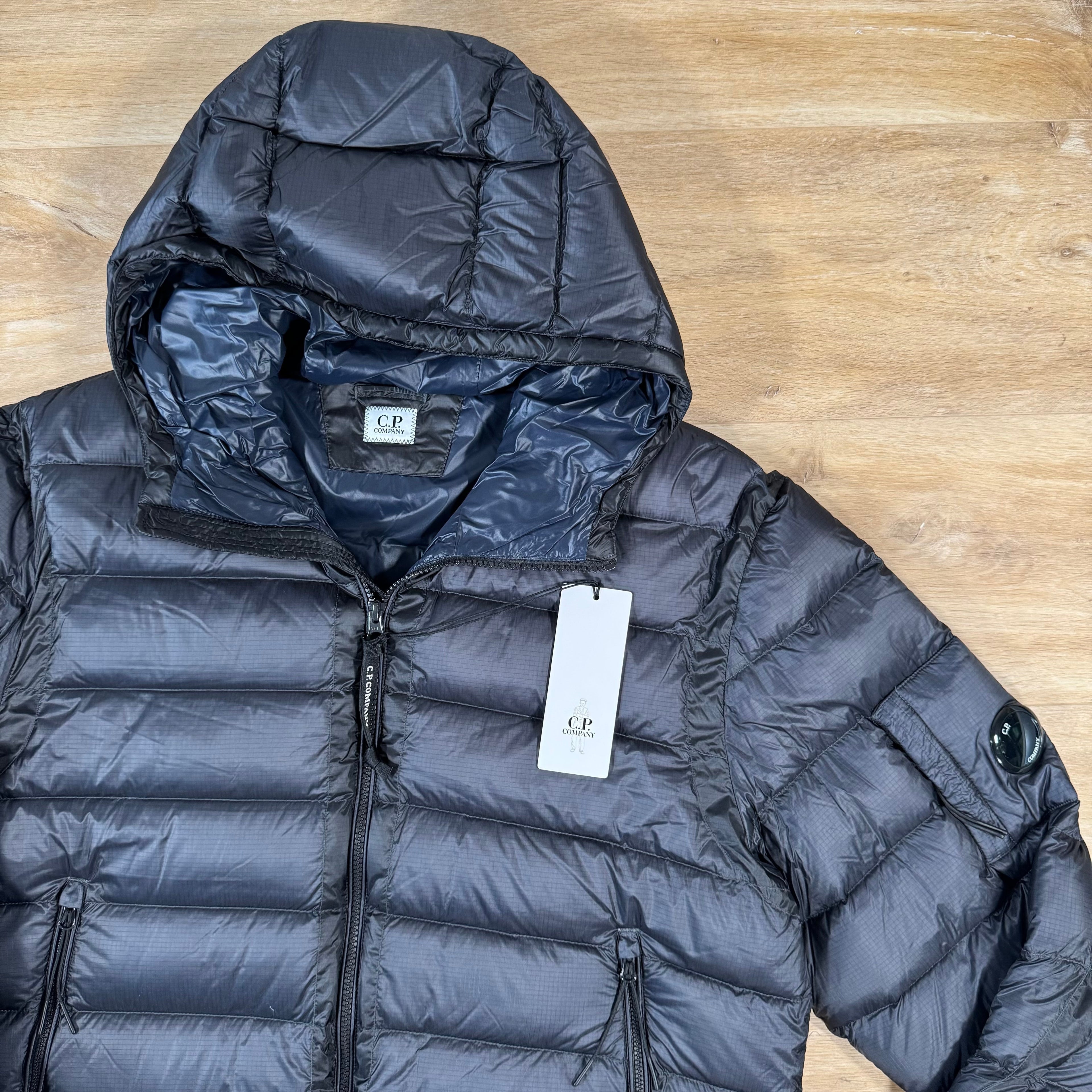 CP Company DD Shell Lens Down Jacket in Navy