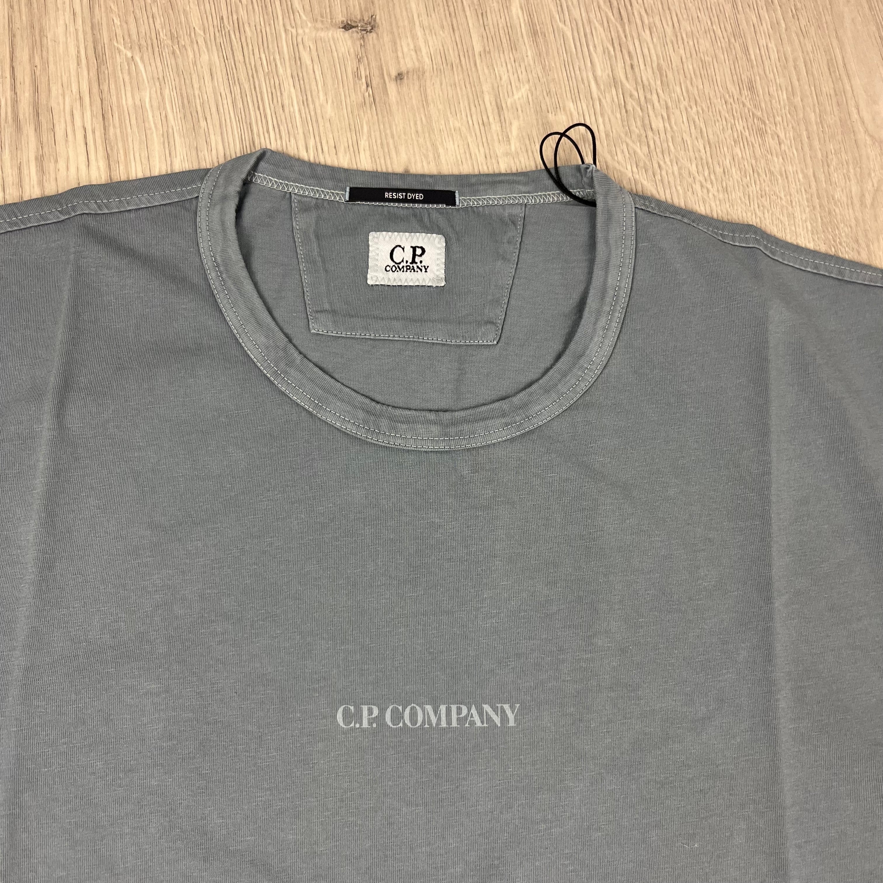 CP Company Printed T-Shirt - Stormy