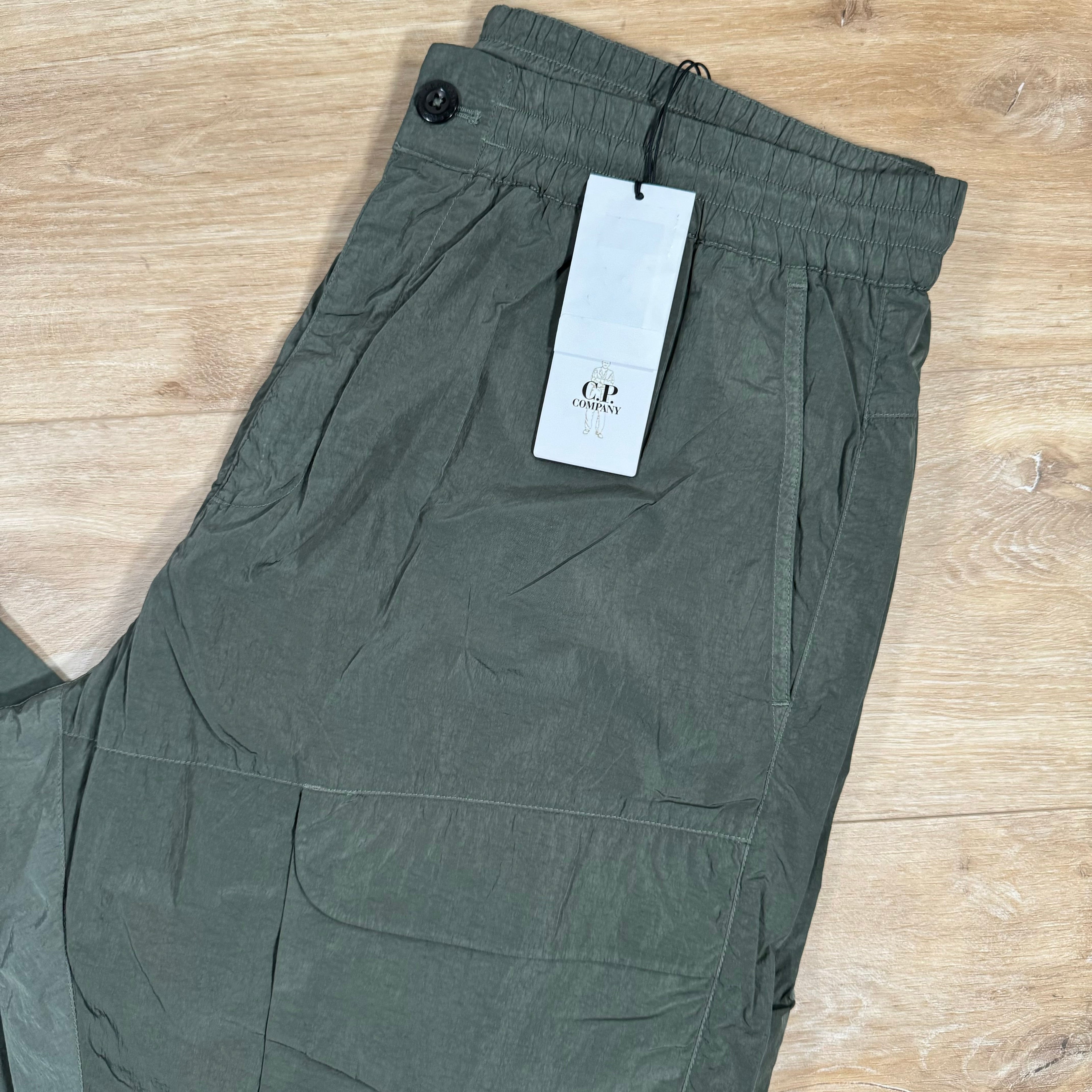 CP Company Chrome-R Loose Cargo Pants in Grape Leaf