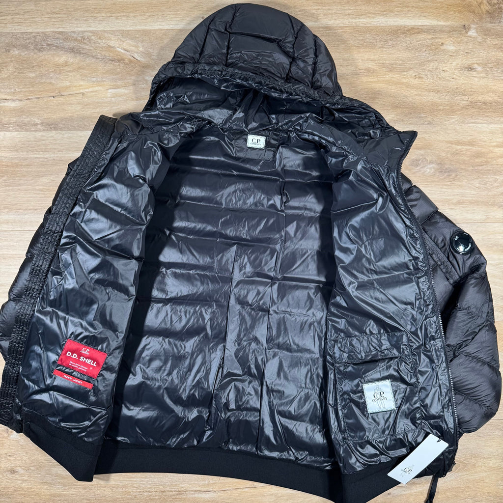CP Company DD Shell Lens Down Jacket in Black