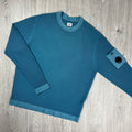 CP Company Knit Sweatshirt - Aegean Blue