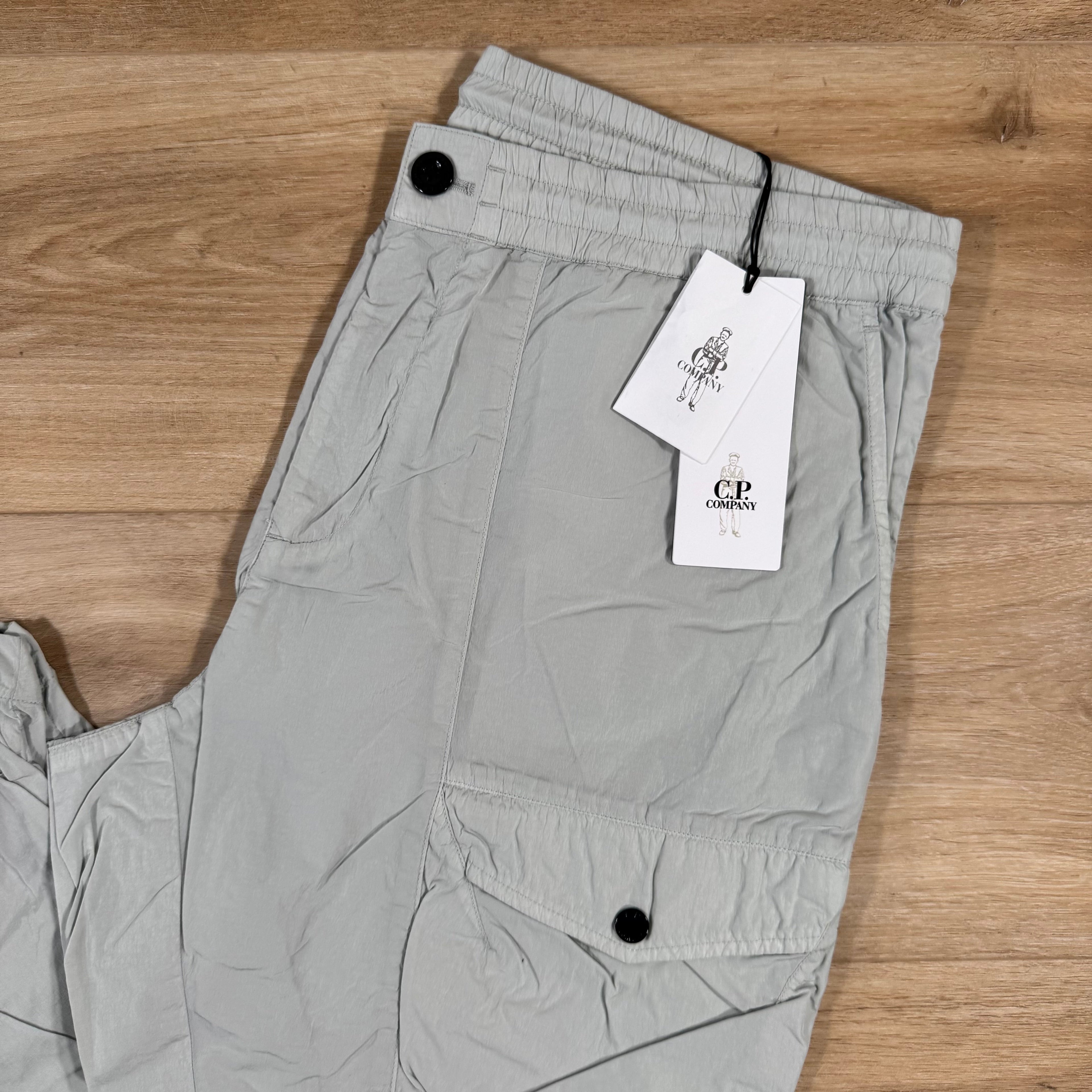 CP Company Chrome-R Cargo Lens Pants in Blue Fox - Grey