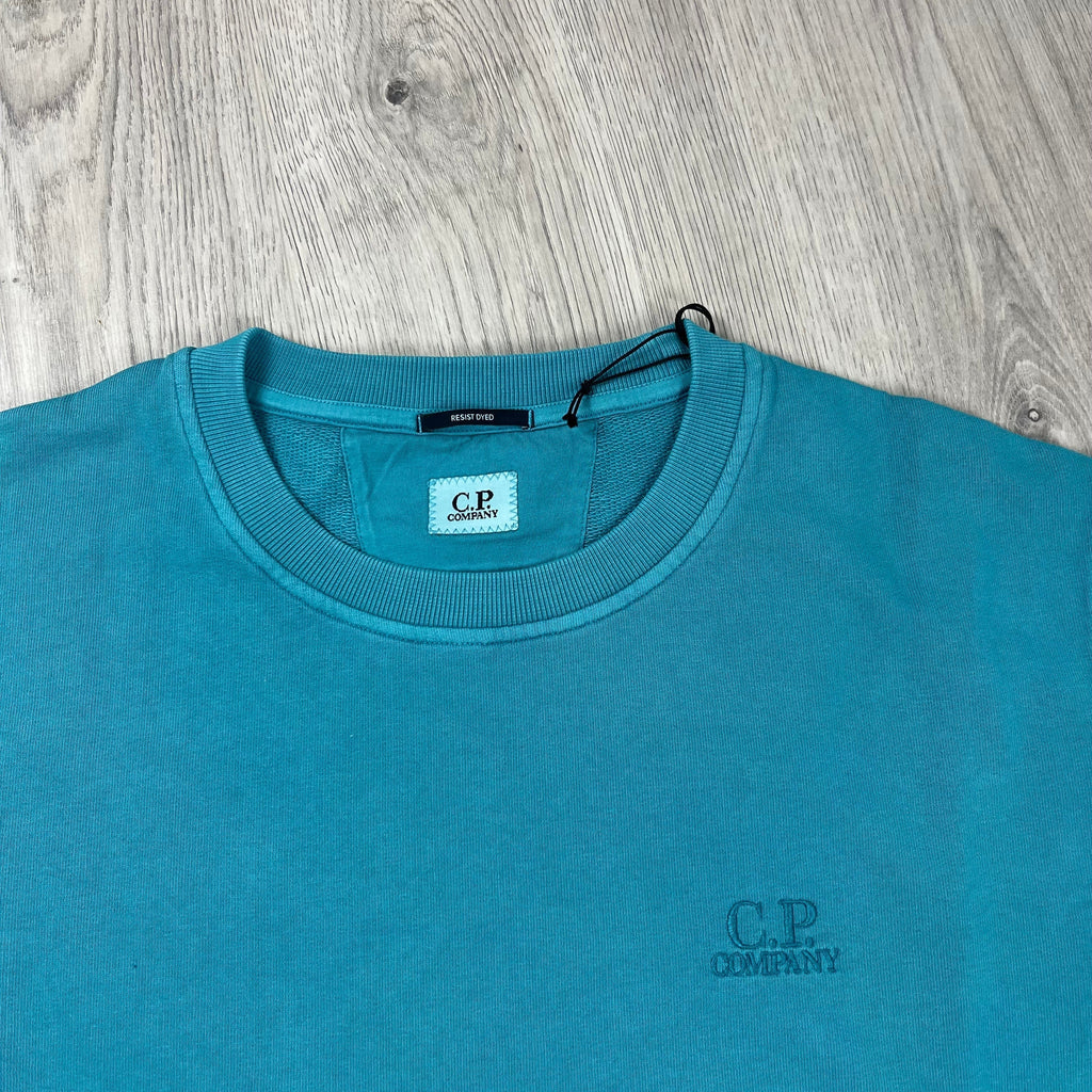 CP Company Patch Sweatshirt - Tile Blue