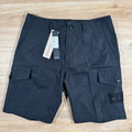 Stone Island Weatherproof Ghost Cargo Bermuda Shorts in Black