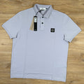 Stone Island Organic Cotton Pique Polo Shirt in Lilac
