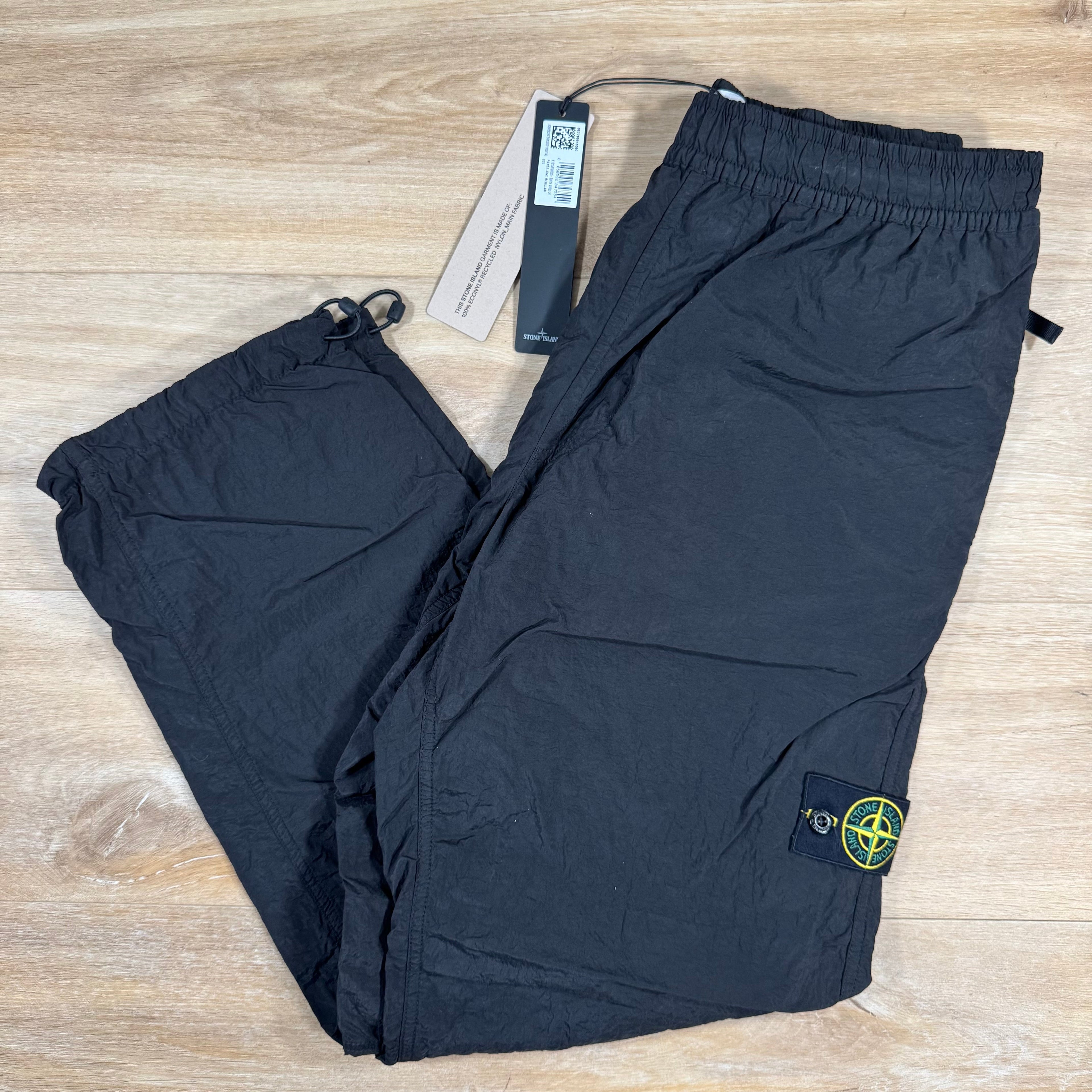 Stone Island Nylon Metal Pants in Black with Nylon Mesh Lining