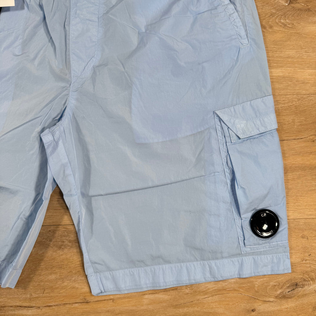 CP Company Chrome-R Cargo Shorts in Cerulean - Light Blue