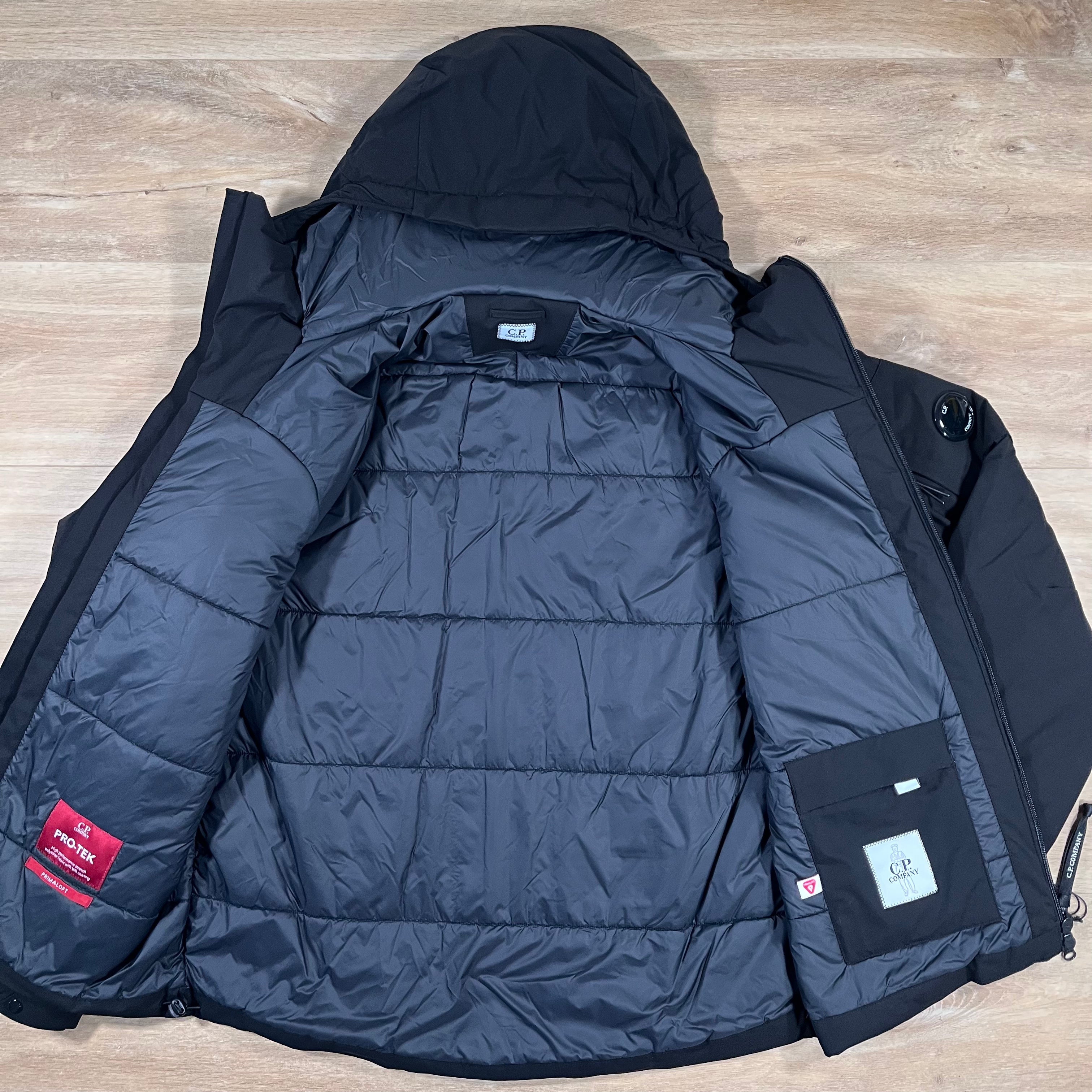 CP Company Pro-Tek Padded Lens Jacket in Black