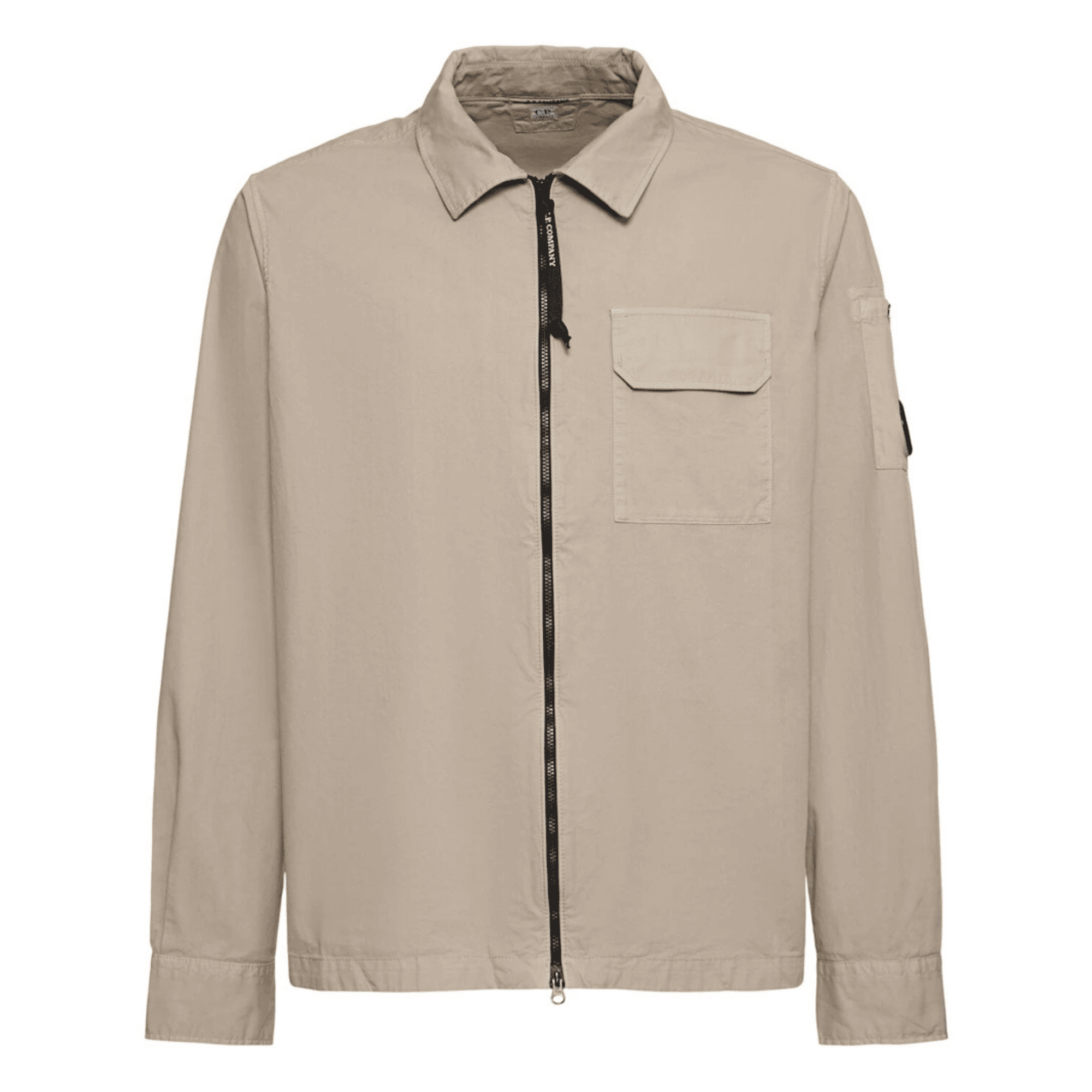 CP Company Zip Overshirt - Vintage Khaki