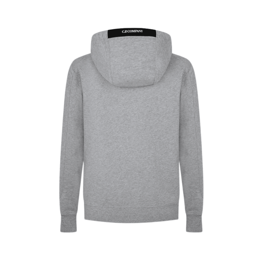 CP Company Raised Fleece Hoodie - Grey